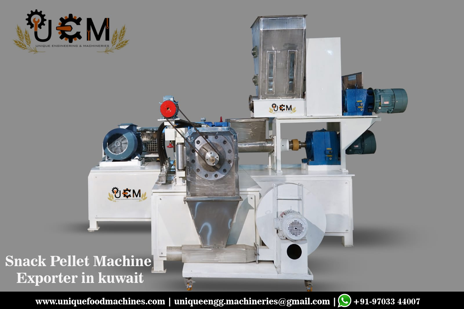 snack pellet machine exporter in kuwait